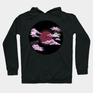 Vinyl Record - Pink clouds Hoodie